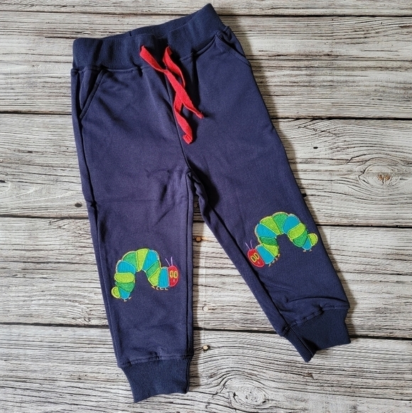 The Very Hungry Caterpillar Jogger Pants Handmade NWT - Picture 1 of 12